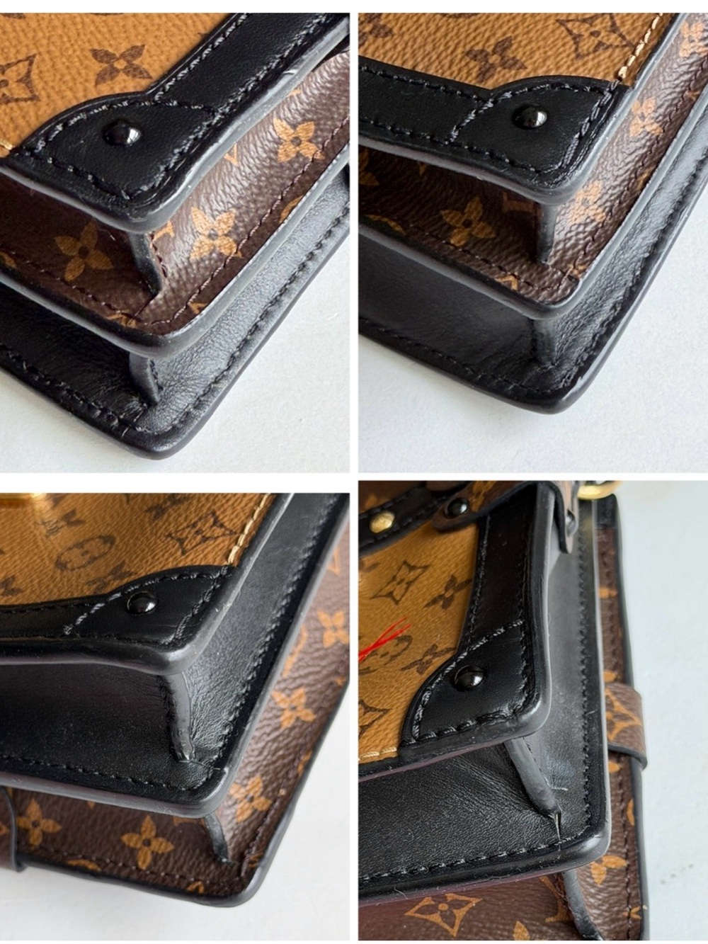 Authentic Louis Vuitton Trunk Reverse Monogram Crossbody Handbag Purse Bag - Picture 16 of 16